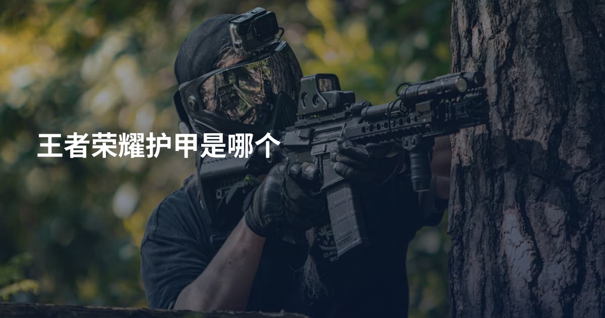 王者荣耀护甲是哪个