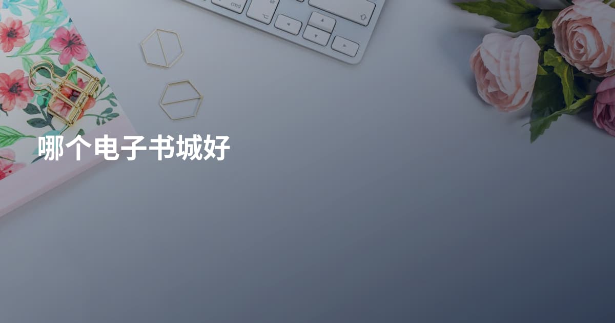 哪个电子书城好