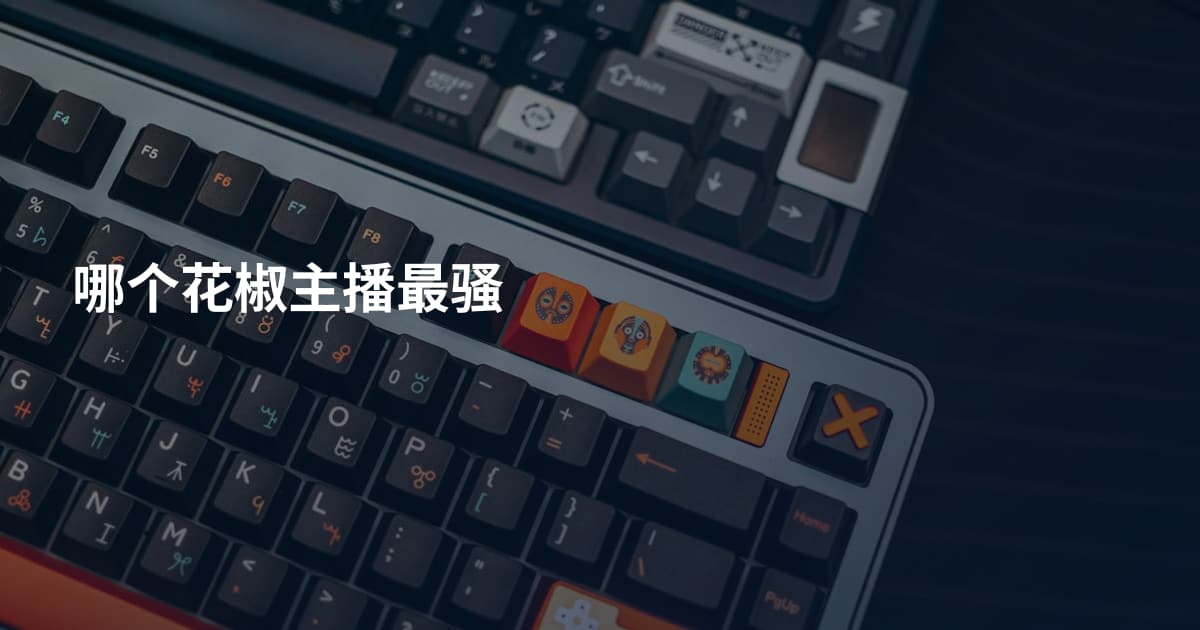 哪个花椒主播最骚
