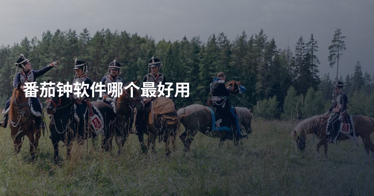 番茄钟软件哪个最好用
