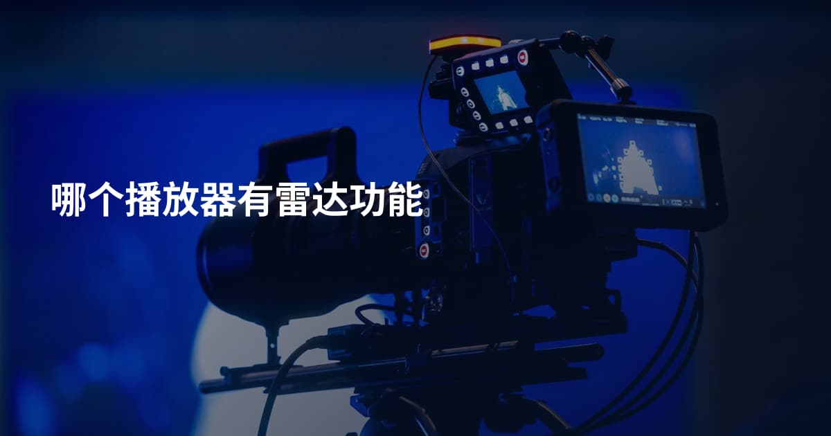 哪个播放器有雷达功能