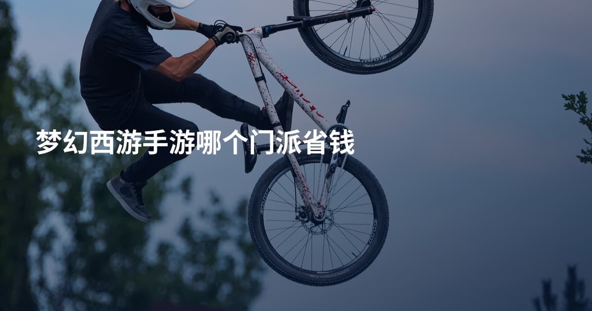 梦幻西游手游哪个门派省钱
