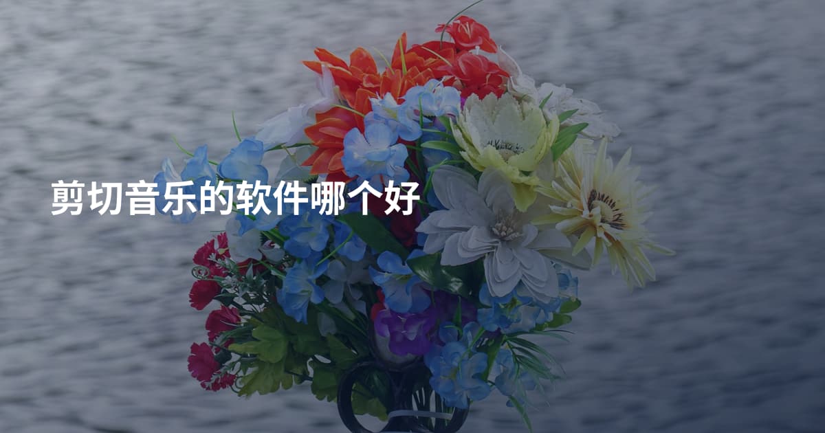 剪切音乐的软件哪个好