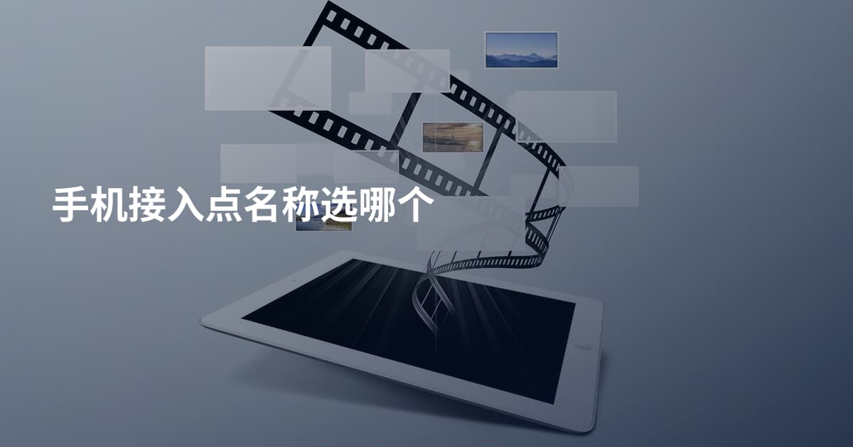 手机接入点名称选哪个