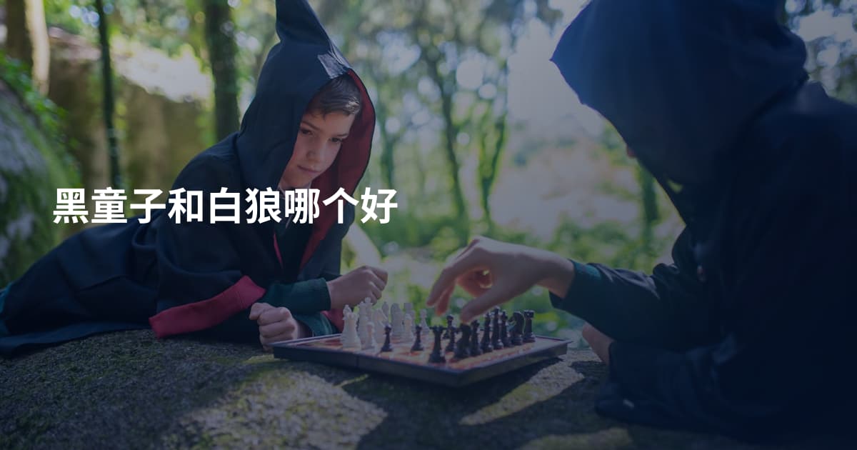 黑童子和白狼哪个好