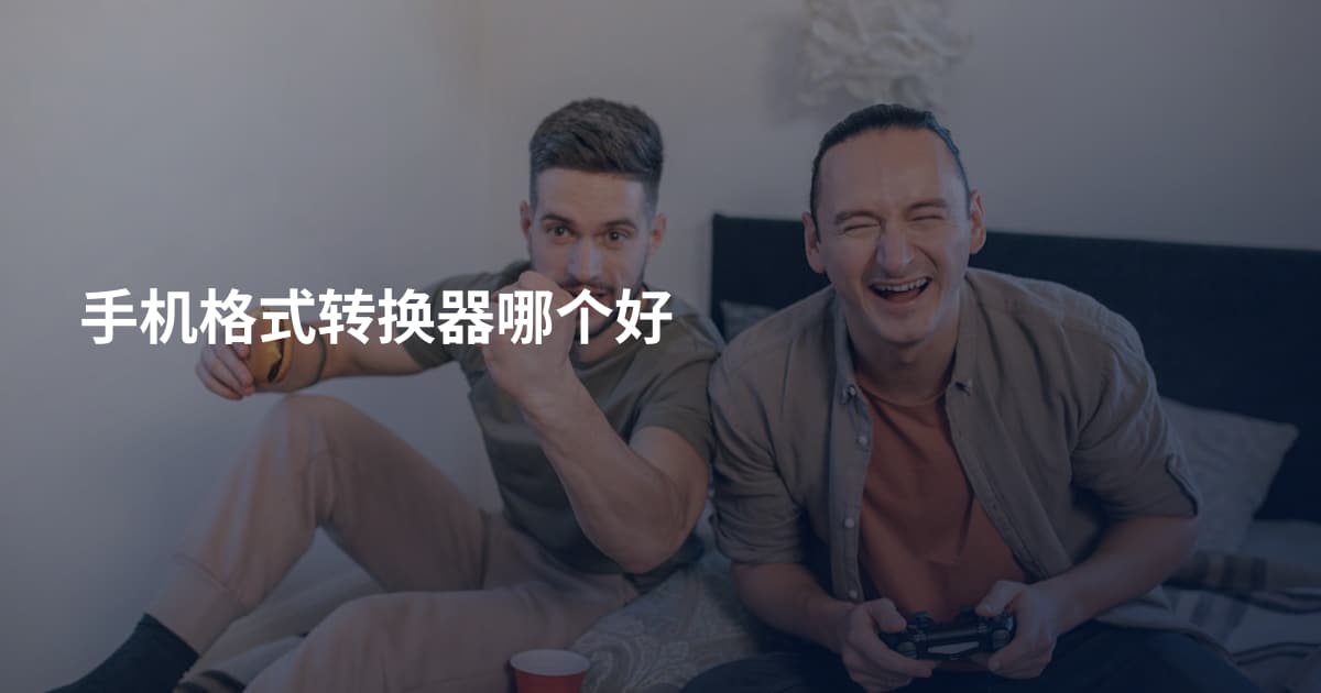 手机格式转换器哪个好