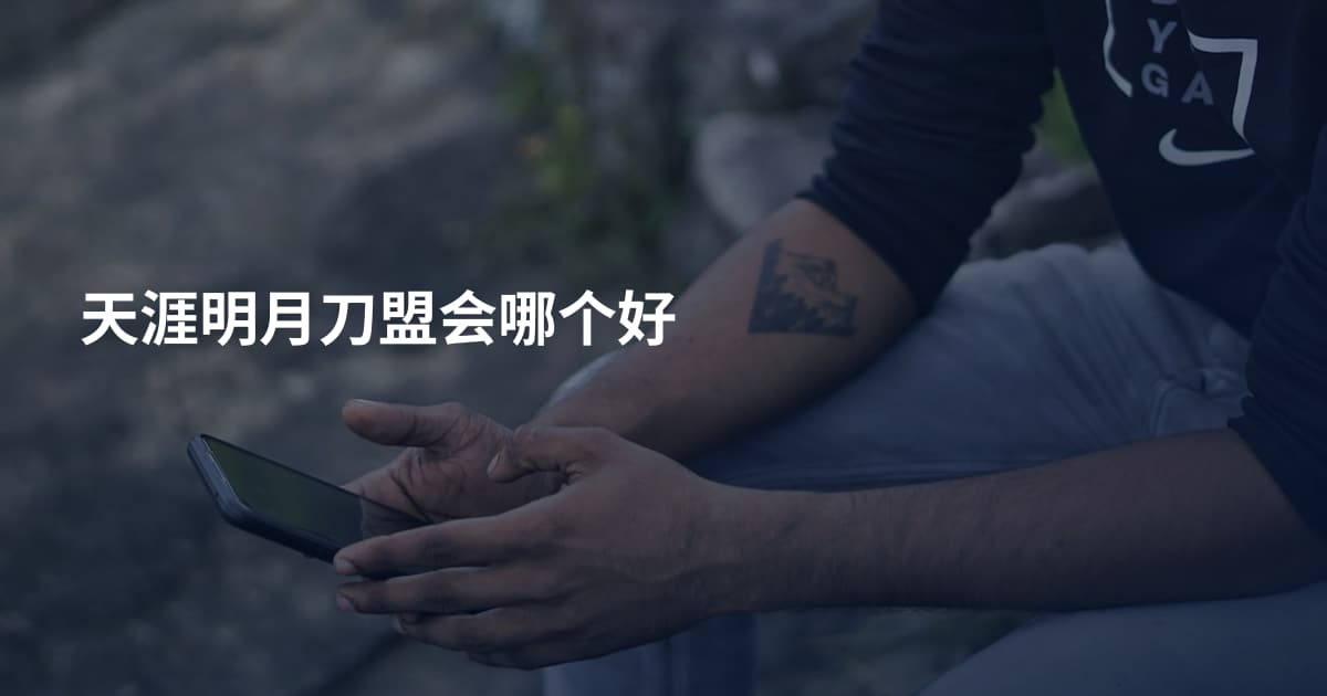 天涯明月刀盟会哪个好