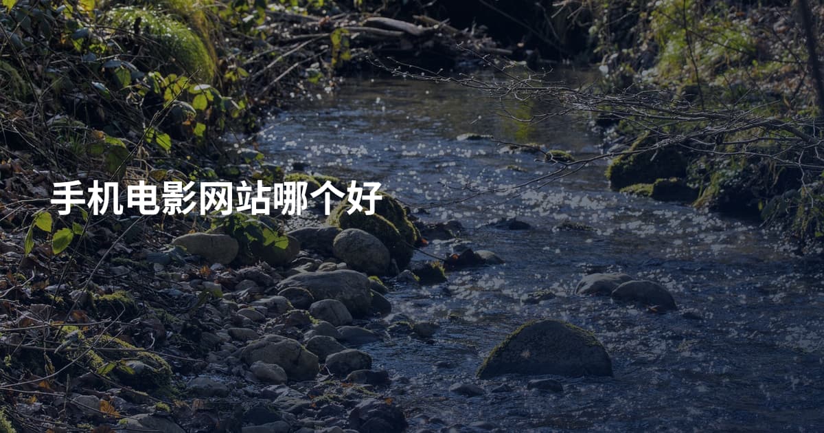 手机电影网站哪个好