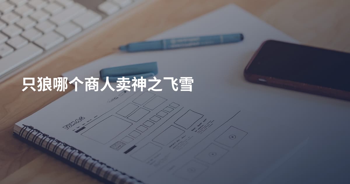 只狼哪个商人卖神之飞雪