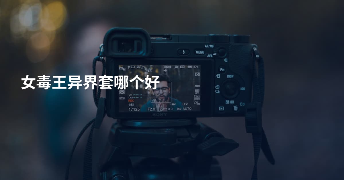 女毒王异界套哪个好