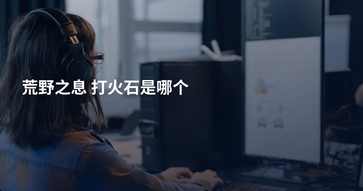 荒野之息 打火石是哪个