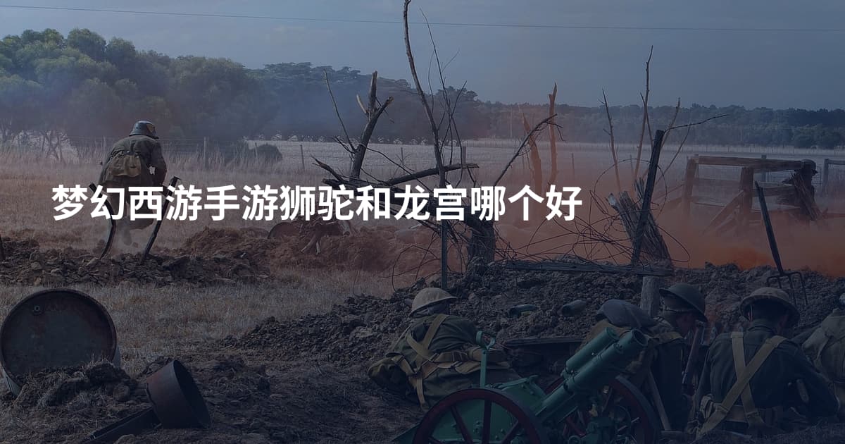 梦幻西游手游狮驼和龙宫哪个好