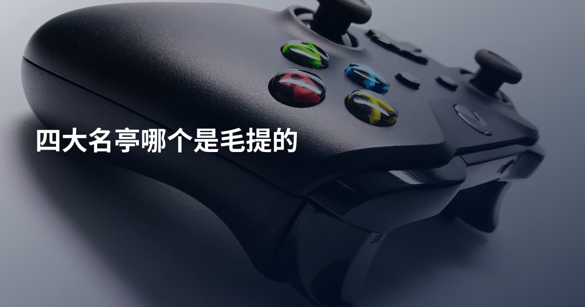 四大名亭哪个是毛提的