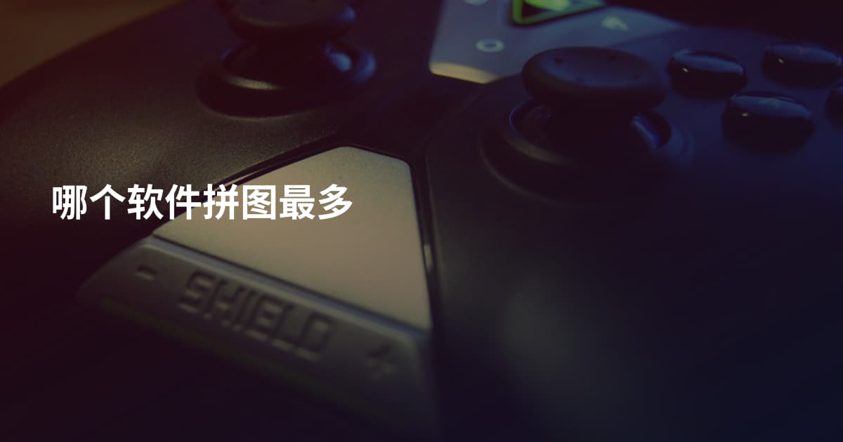 哪个软件拼图最多