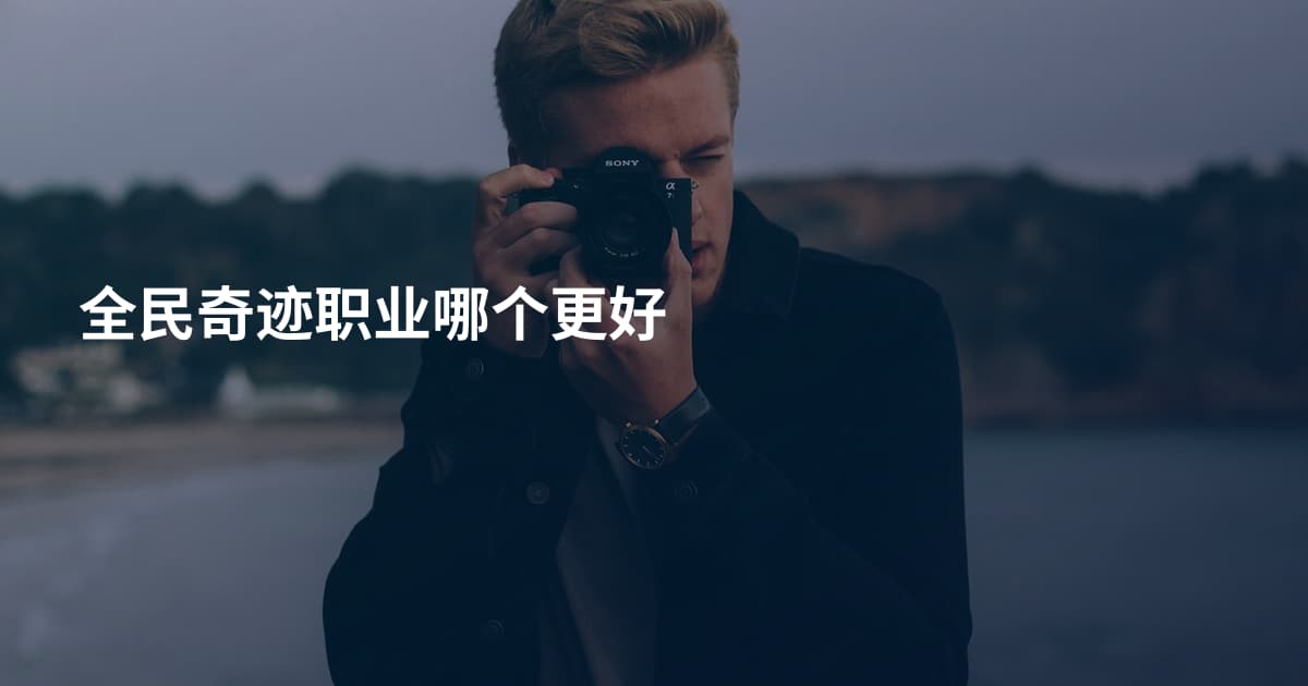 全民奇迹职业哪个更好