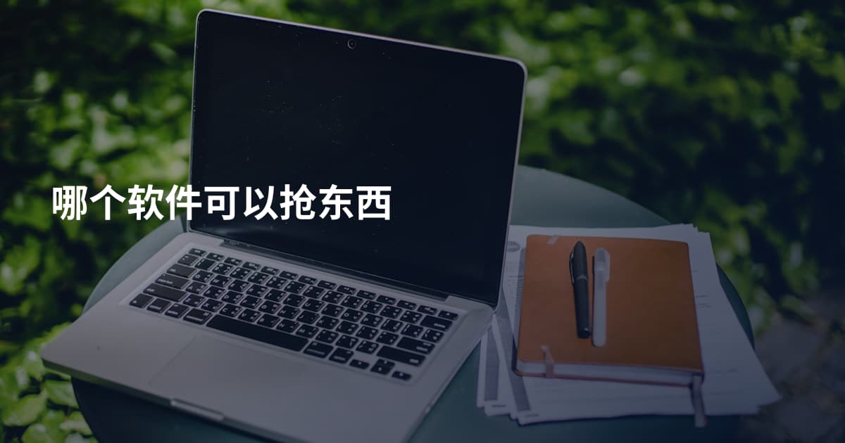 哪个软件可以抢东西