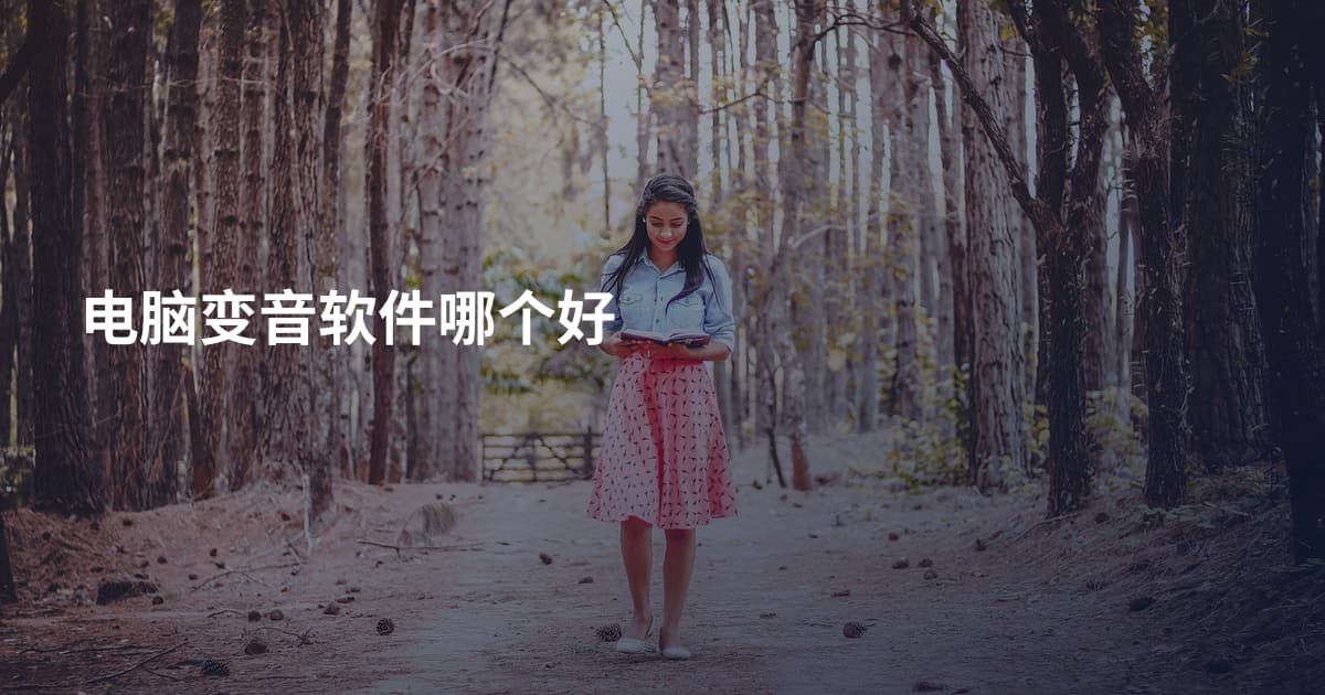 电脑变音软件哪个好