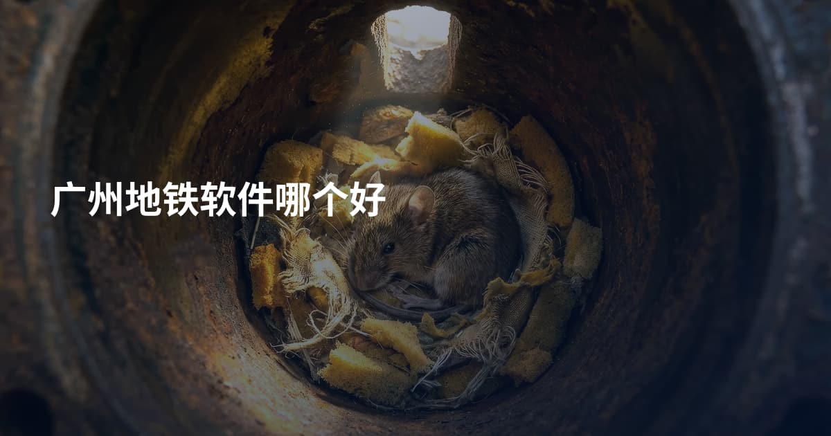 广州地铁软件哪个好