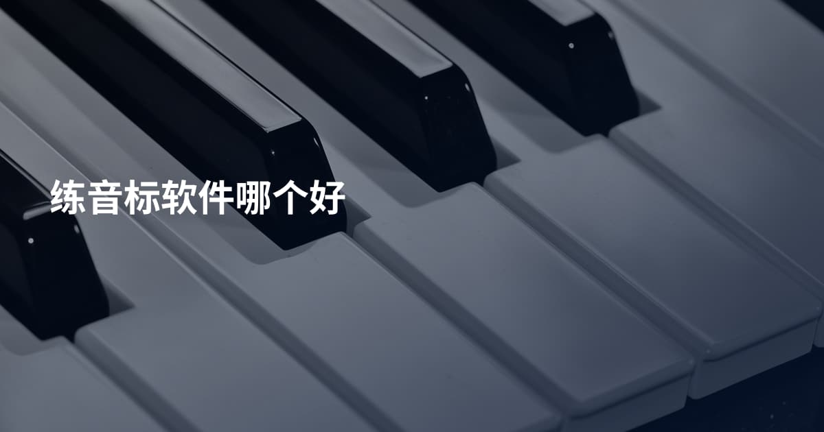 练音标软件哪个好