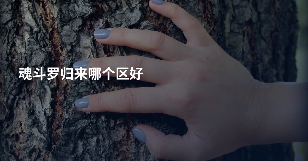 魂斗罗归来哪个区好