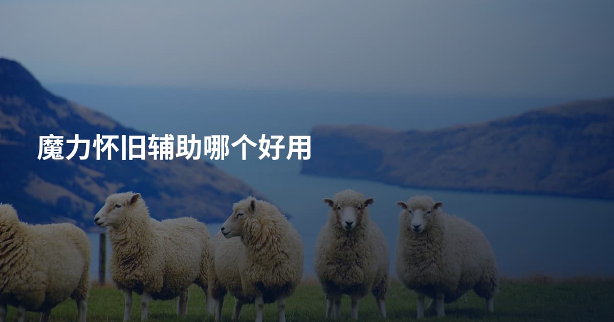 魔力怀旧辅助哪个好用