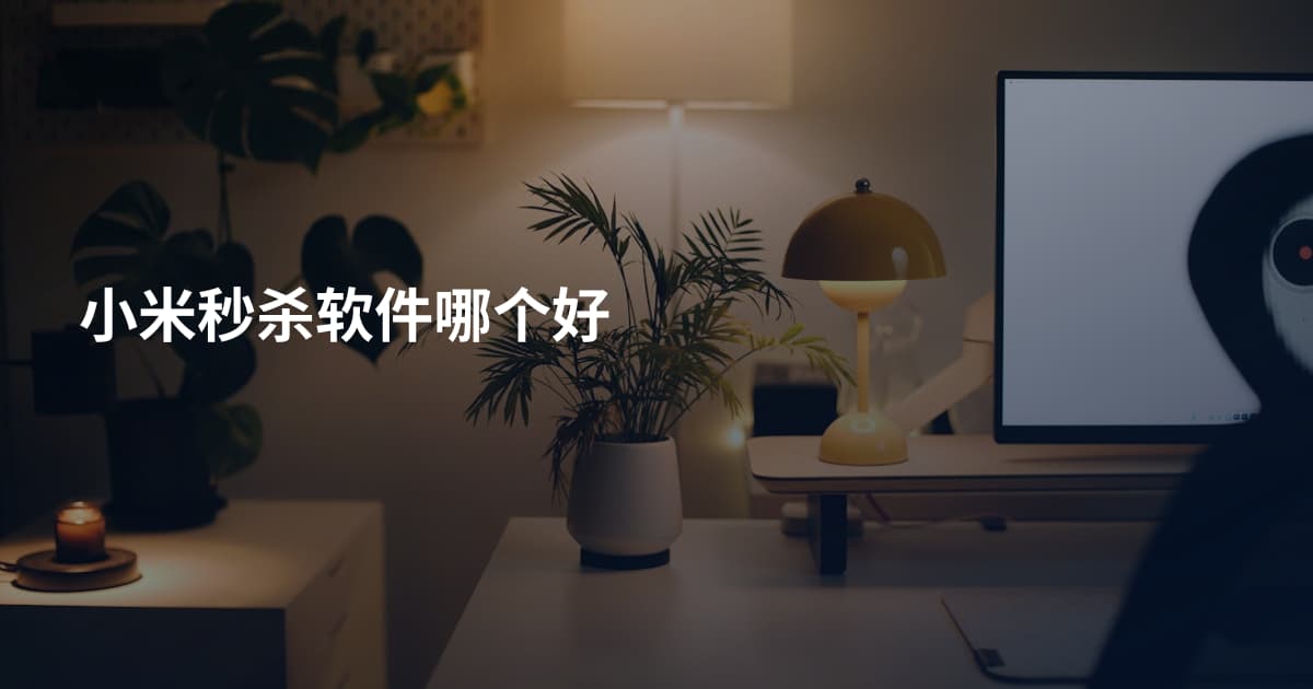 小米秒杀软件哪个好