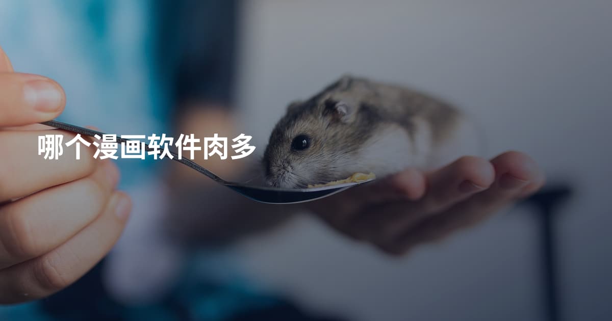 哪个漫画软件肉多