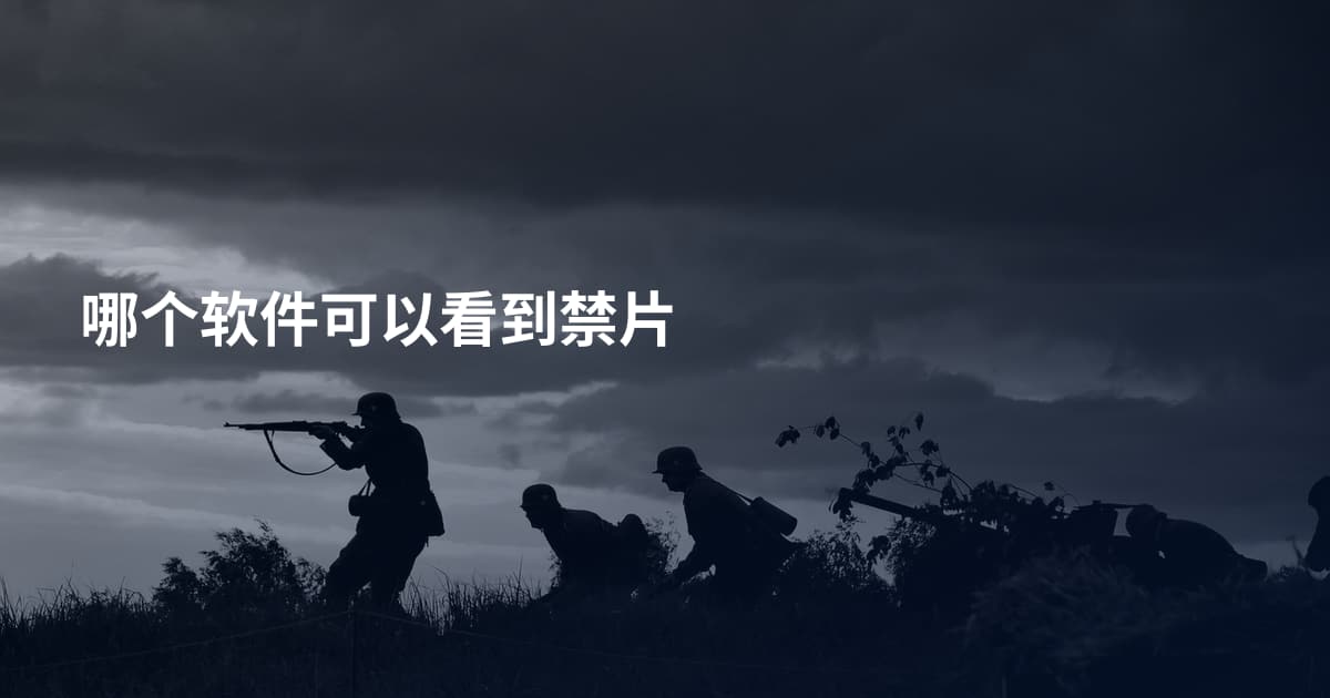 哪个软件可以看到禁片