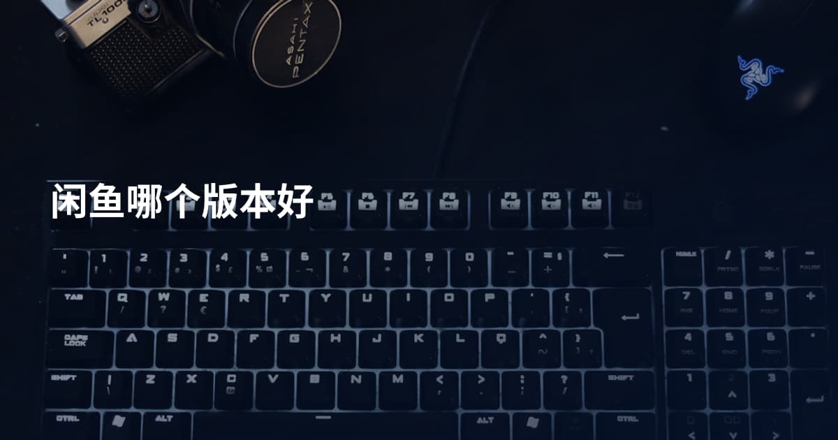 闲鱼哪个版本好