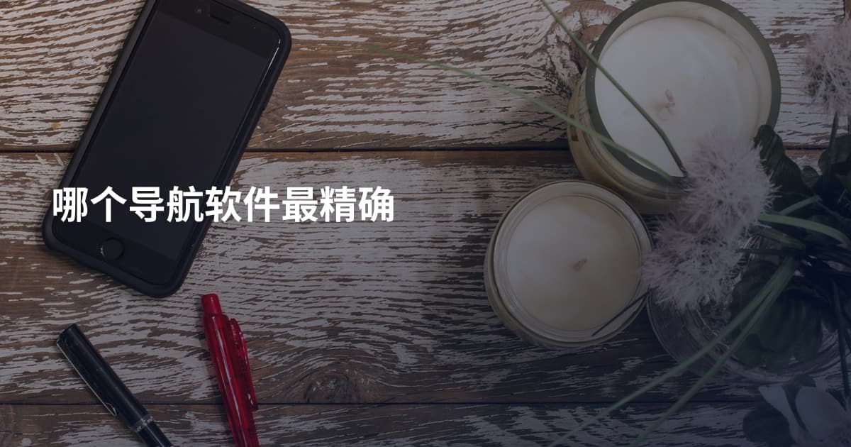 哪个导航软件最精确