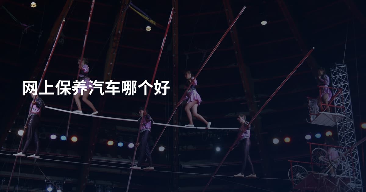 网上保养汽车哪个好