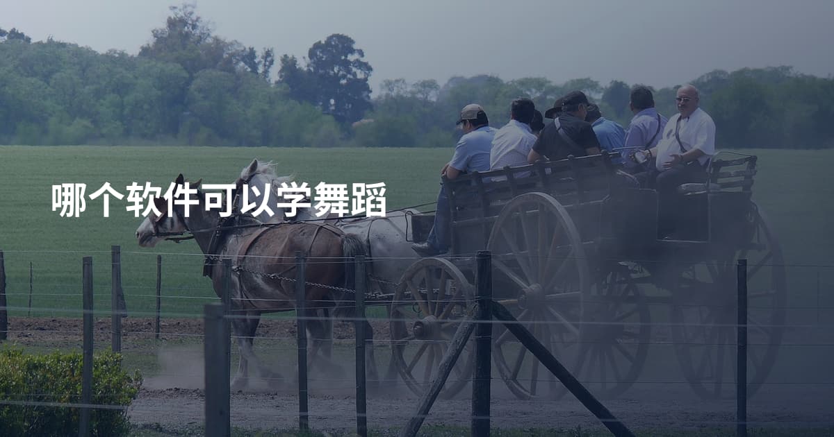 哪个软件可以学舞蹈