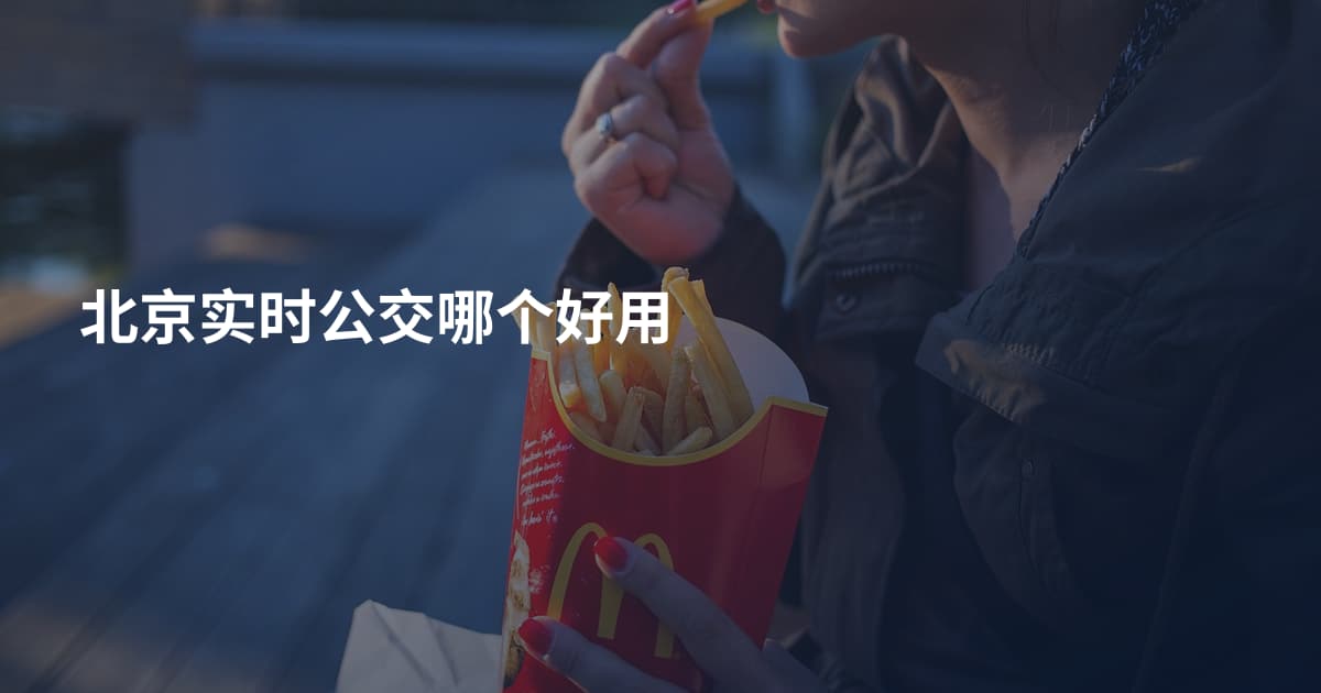 北京实时公交哪个好用