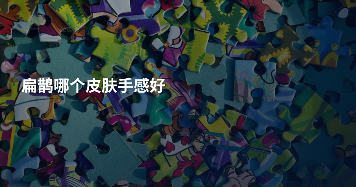 扁鹊哪个皮肤手感好