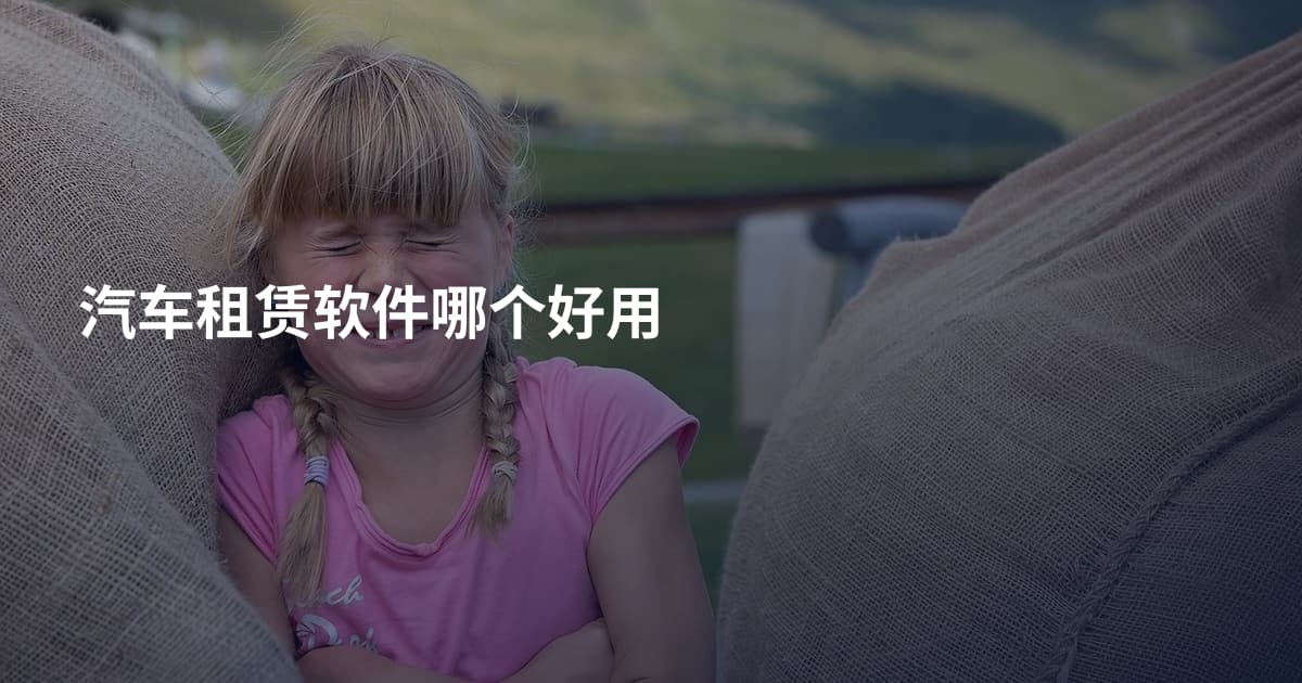 汽车租赁软件哪个好用