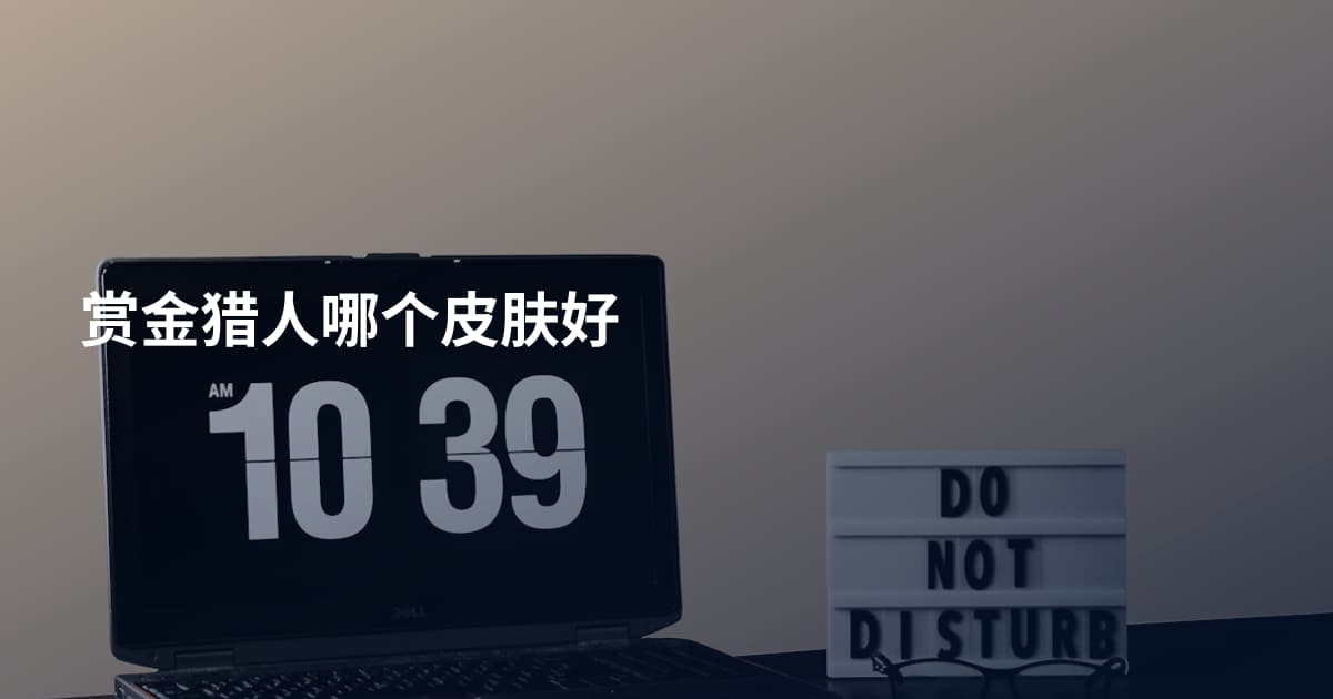赏金猎人哪个皮肤好