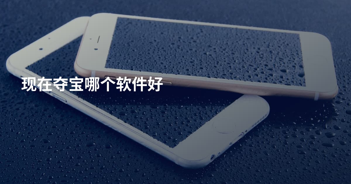 现在夺宝哪个软件好