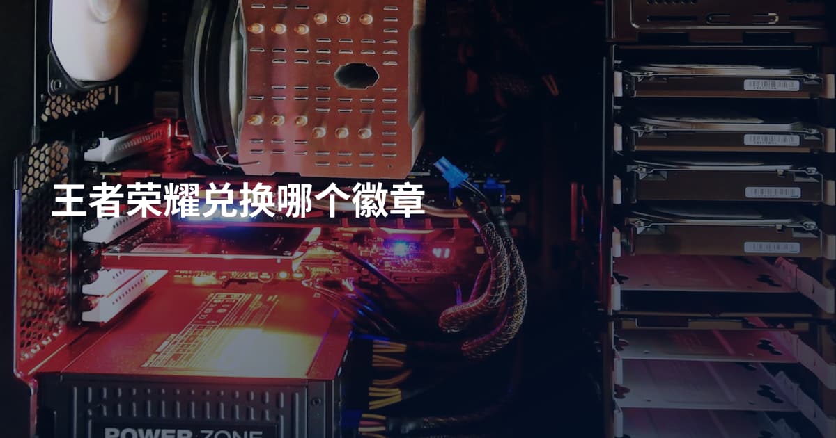 王者荣耀兑换哪个徽章