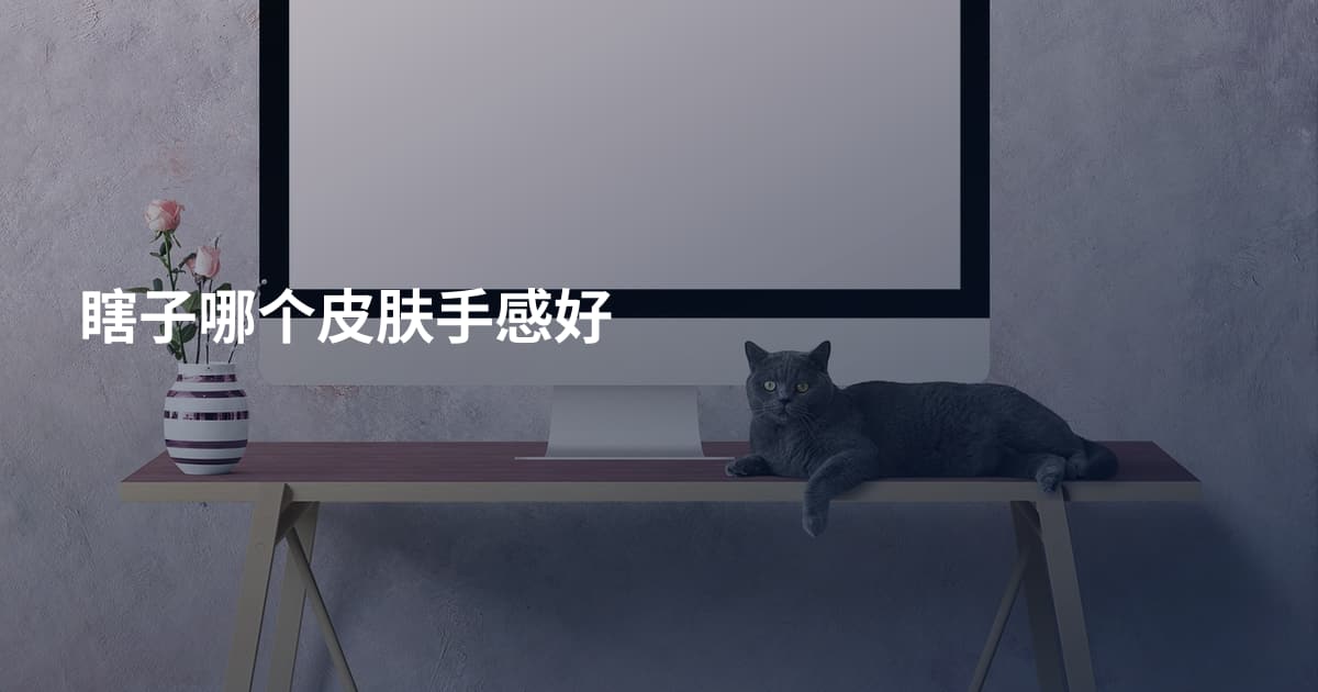瞎子哪个皮肤手感好