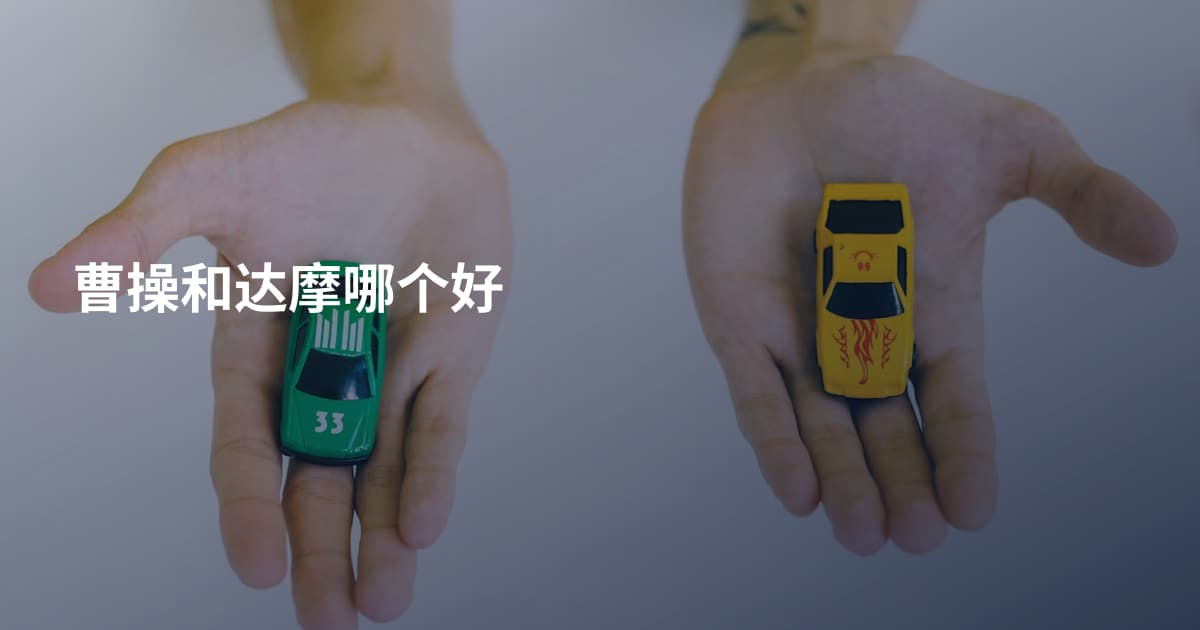 曹操和达摩哪个好