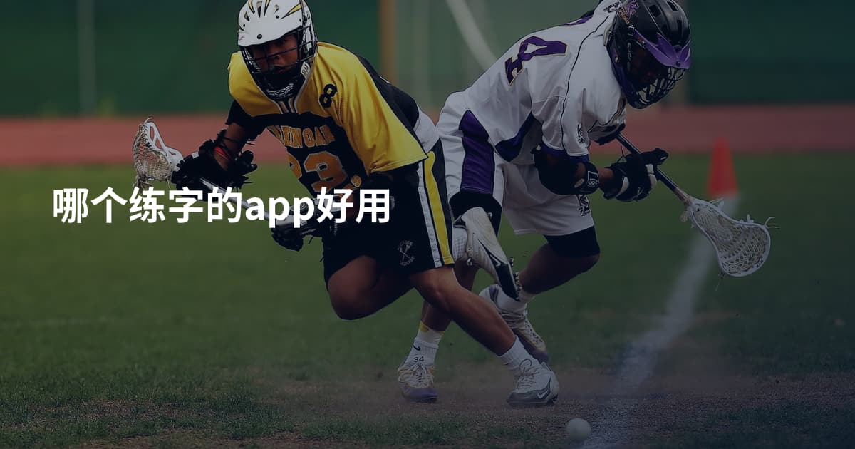 哪个练字的app好用