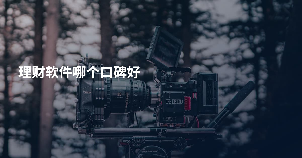 理财软件哪个口碑好