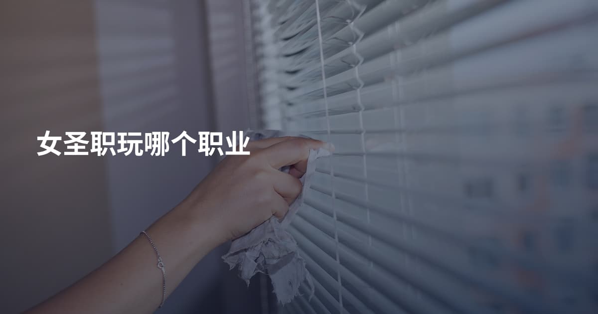 女圣职玩哪个职业
