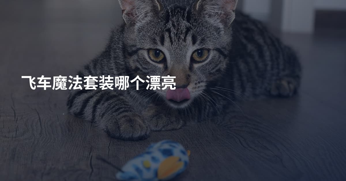 飞车魔法套装哪个漂亮