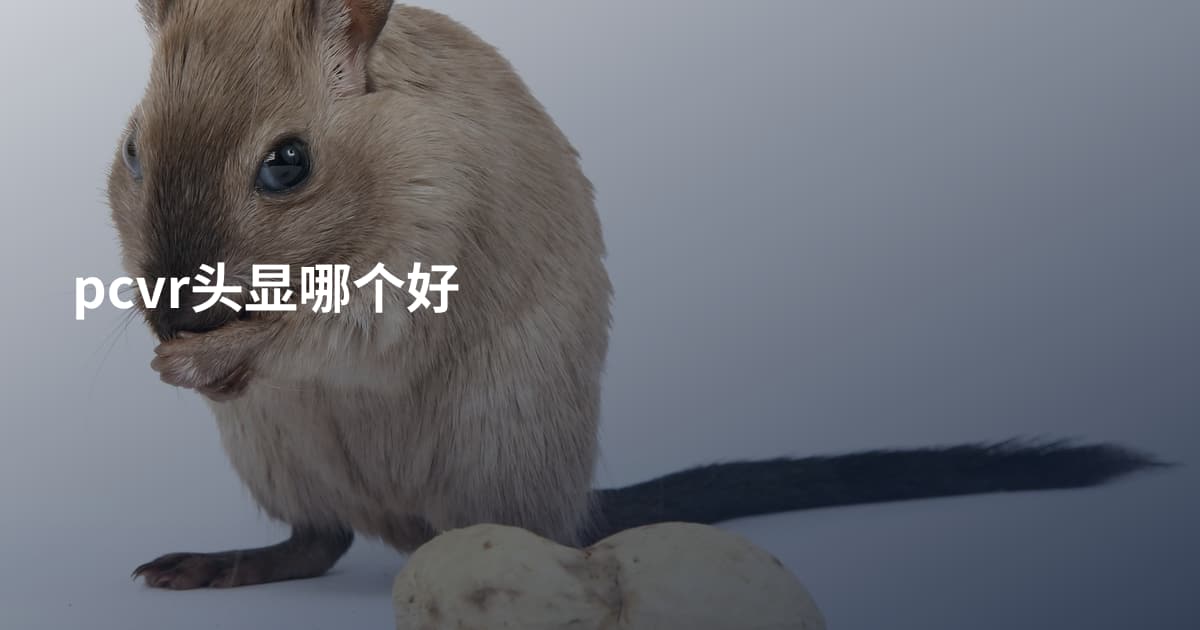 pcvr头显哪个好