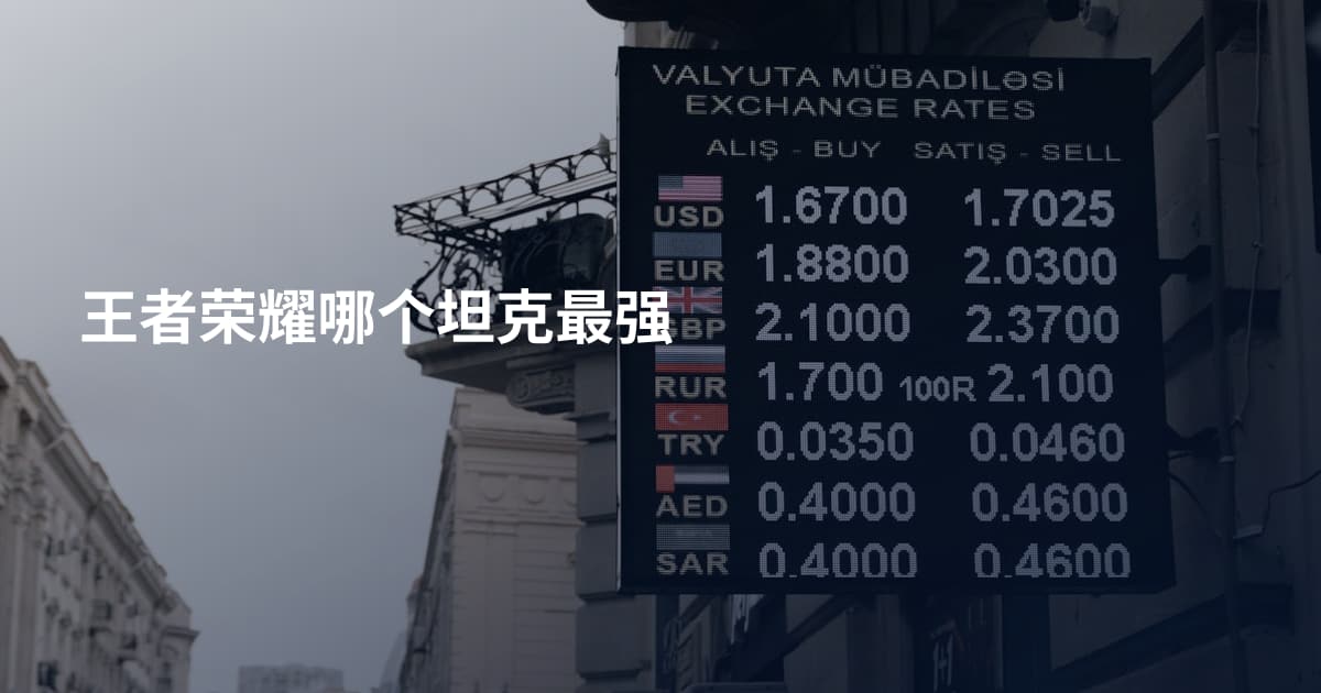 王者荣耀哪个坦克最强