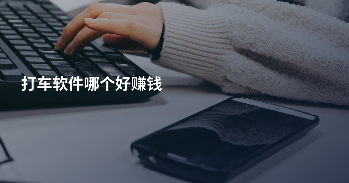 打车软件哪个好赚钱