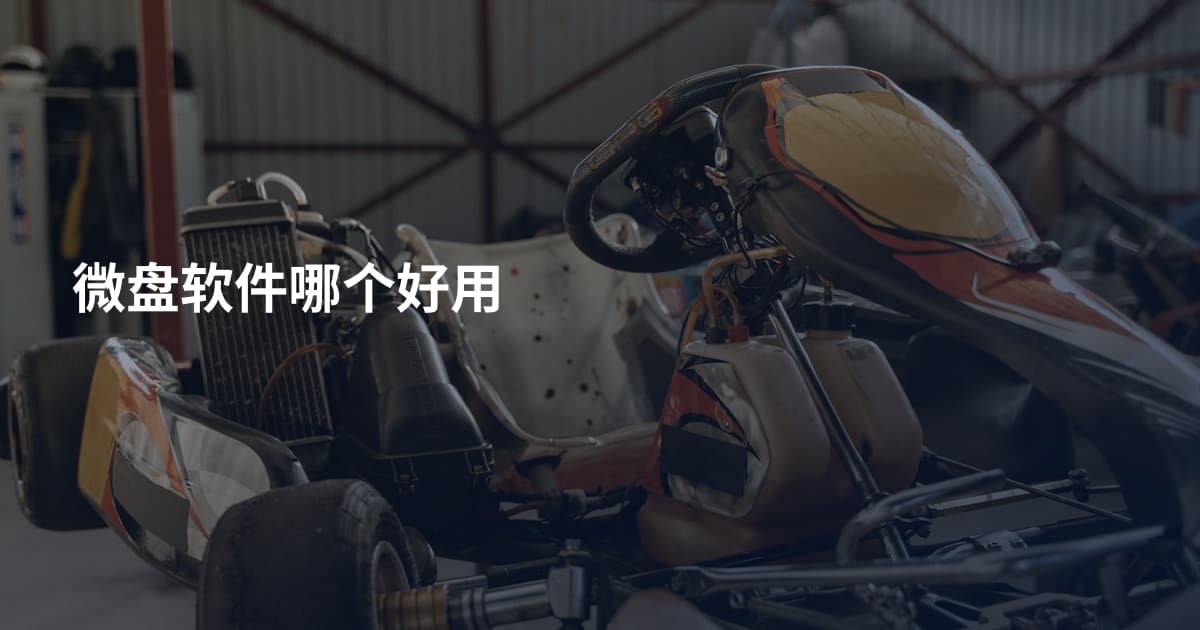 微盘软件哪个好用