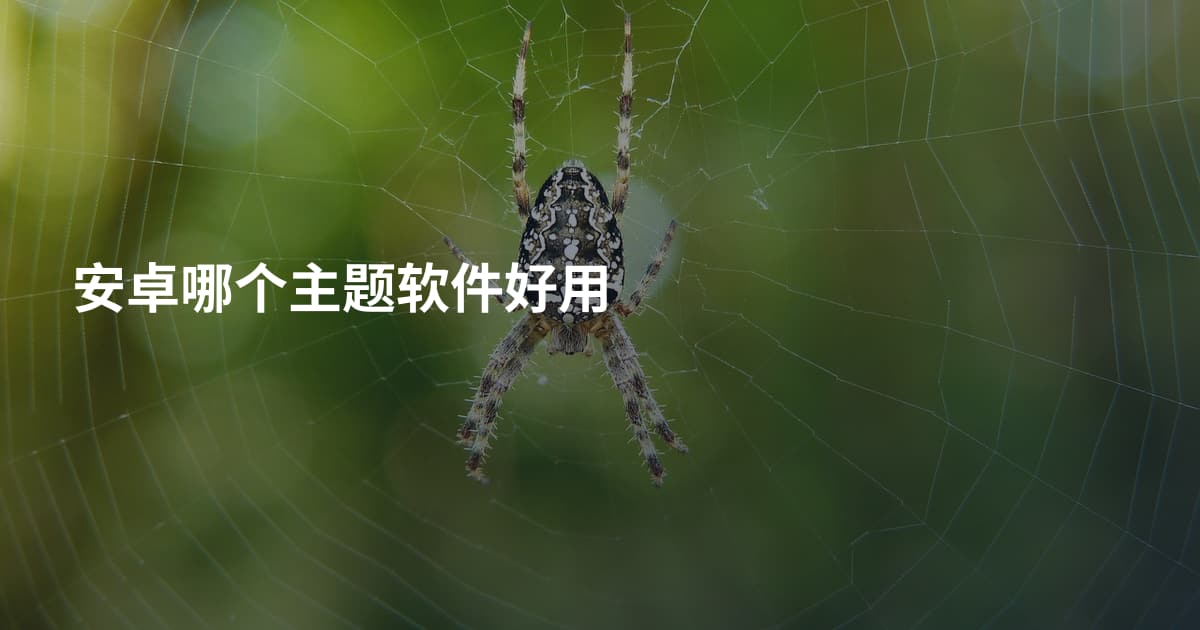 安卓哪个主题软件好用