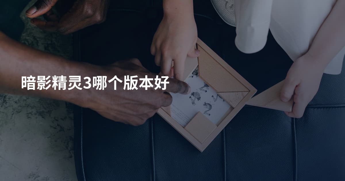 暗影精灵3哪个版本好